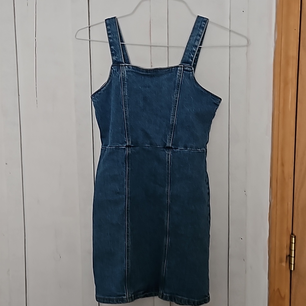 Girls denim jumper size 10/12